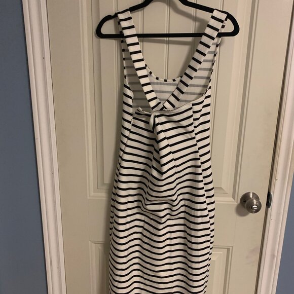 Zara Long Striped Dress - Picture 3 of 7